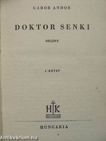 Doktor Senki I-II.