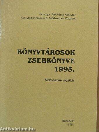 Könyvtárosok zsebkönyve 1995.