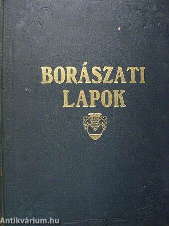 Borászati Lapok 1937. január-december