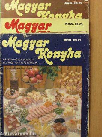 Magyar Konyha 1979. (nem teljes évfolyam)