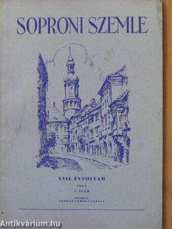 Soproni Szemle 1963/1.