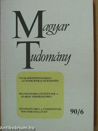 Magyar Tudomány 1990. június