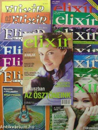 Új Elixír Magazin 1990-1991., 1994-1995., 1998., 2002-2003. (vegyes számok) (14 db)