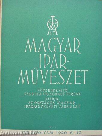Magyar Iparművészet 1940. 6. szám/Muskátli Magyar Kézimunkaujság