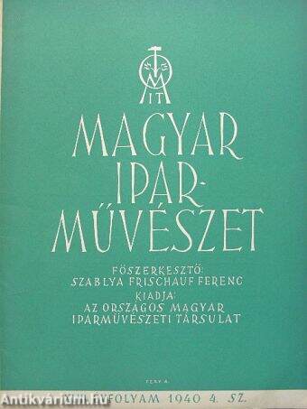 Magyar Iparművészet 1940. 4. szám/Muskátli Magyar Kézimunkaujság