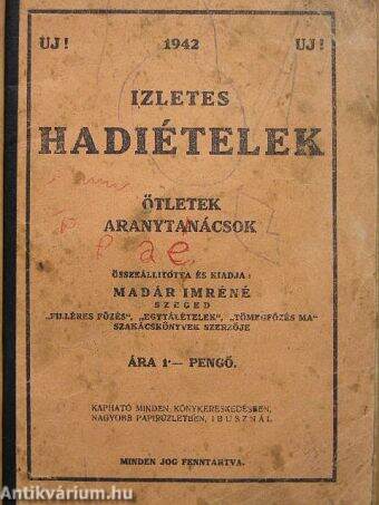 Izletes hadiételek