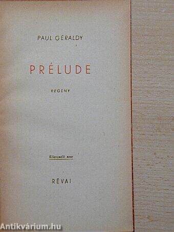 Prélude