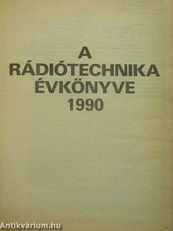 A Rádiótechnika évkönyve 1990