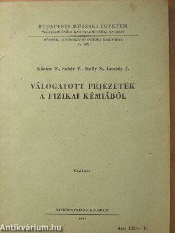 Válogatott fejezetek a fizikai kémiából