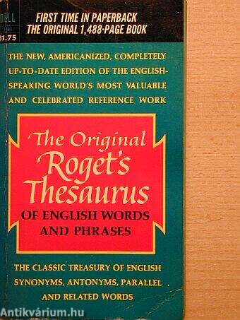 The Original Roget's Thesaurus