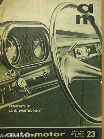 Autó-motor 1974. december 6.