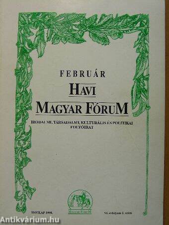Február Havi Magyar Fórum 1998.