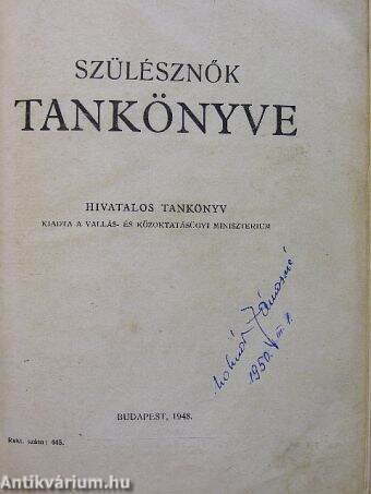 Szülésznők tankönyve