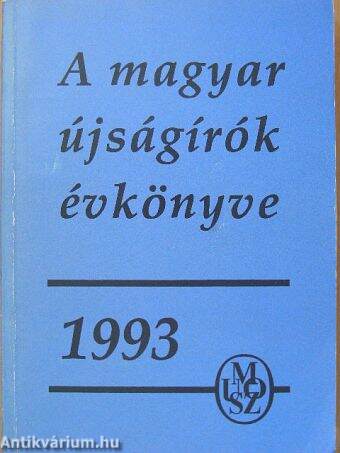 A Magyar Újságírók Évkönyve 1993