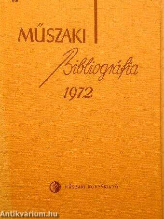 Műszaki bibliográfia 1972