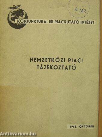 Nemzetközi piaci tájékoztató 1968. október