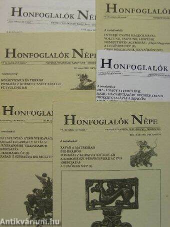 Honfoglalók Népe 2002-2004. (vegyes számok) (6 db)