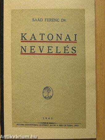 Katonai nevelés