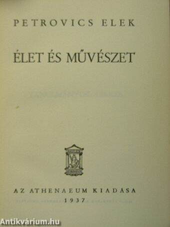 Élet és művészet