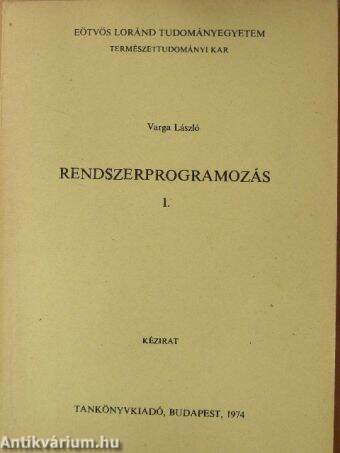 Rendszerprogramozás I.