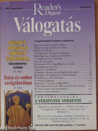 Reader's Digest Válogatás 1994. augusztus