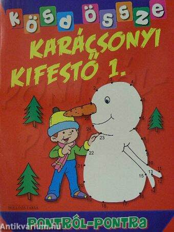 Kösd össze - Karácsonyi kifestő 1.