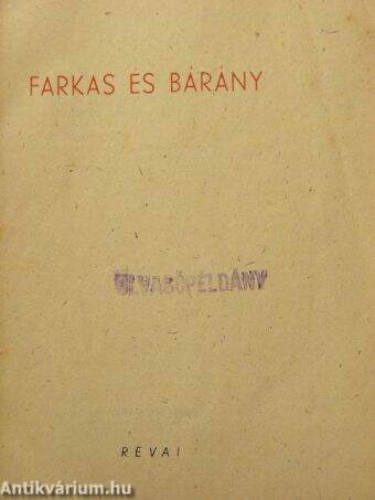 Farkas és bárány