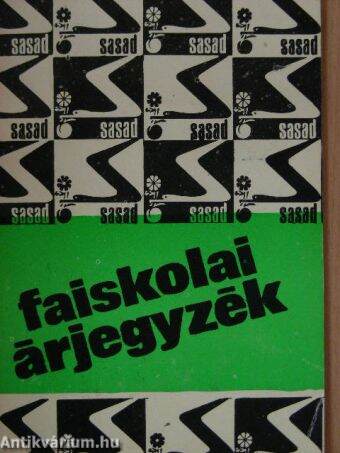 Faiskolai árjegyzék 1973. ősz - 1974. tavasz