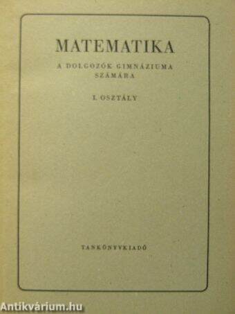 Matematika I.