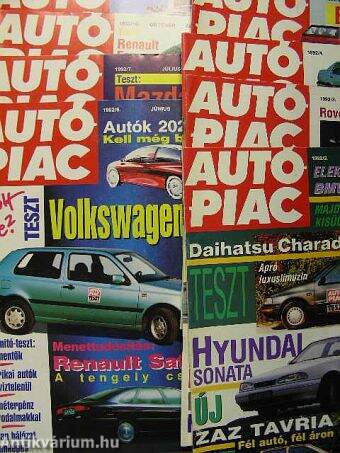 Autópiac 1992. (nem teljes évfolyam)
