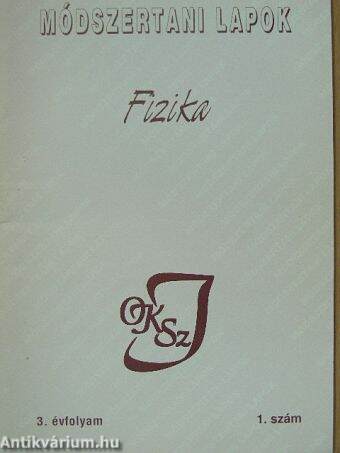 Módszertani Lapok - Fizika 1996. szeptember