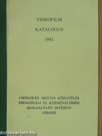 Videofilm katalógus 1993.