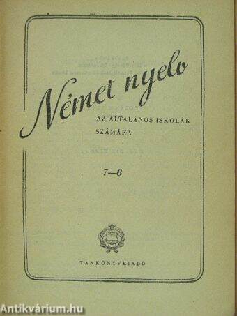 Német nyelv 7-8.