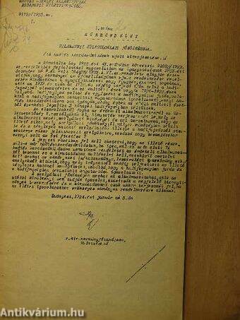 Magyar Királyi Államvasutak Budapesti Üzletvezetőségének körrendeletei 1924. január-december