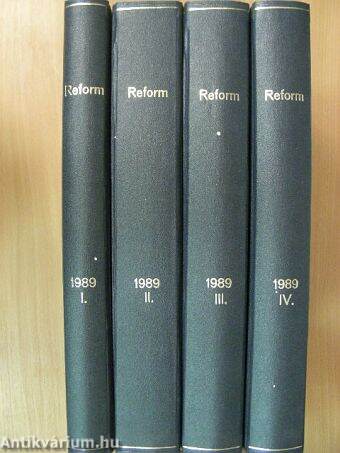 Reform 1989. (nem teljes évfolyam) I-IV.