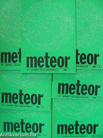 Meteor 1981. (nem teljes évfolyam)