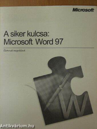 A siker kulcsa: Microsoft Word 97