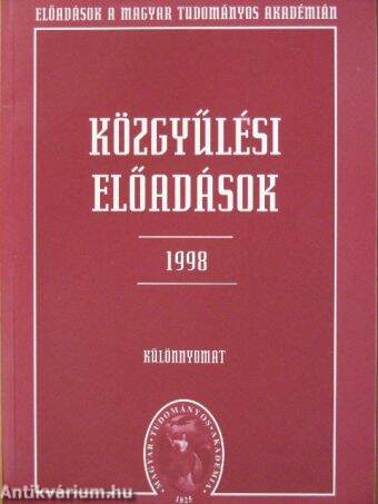 Közgyűlési előadások 1998.