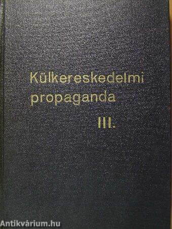 Külkereskedelmi propaganda III.