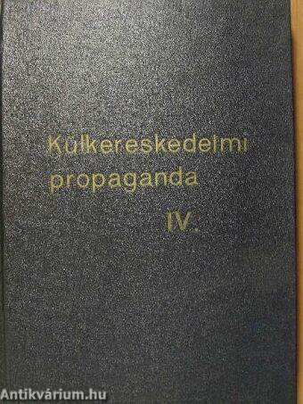 Külkereskedelmi propaganda IV.