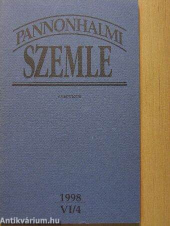 Pannonhalmi Szemle 1998/4.