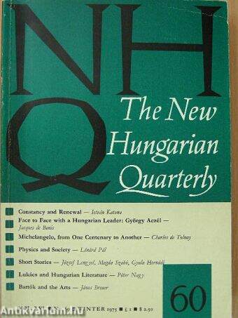The New Hungarian Quarterly Winter 1975.