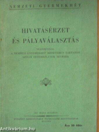 Hivatásérzet és pályaválasztás