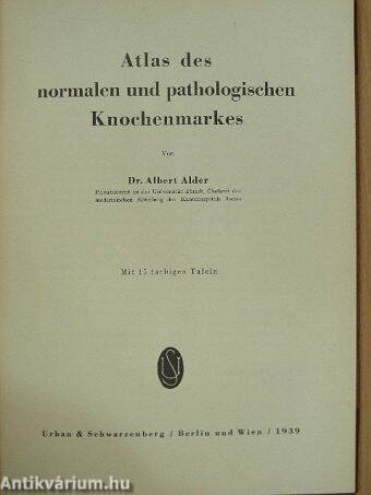 Atlas des normalen und pathologischen Knochenmarkes