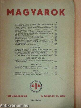Magyarok 1946. november