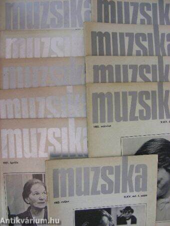 Muzsika 1971., 1981-1982. (vegyes számok) (10 db)