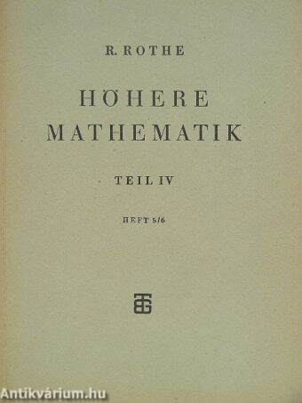 Höhere Mathematik IV/5-6.