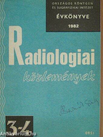 Radiologiai közlemények 1982/3-4.