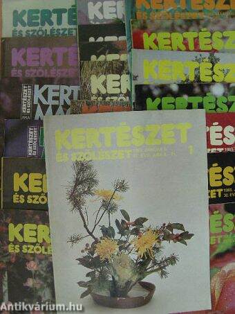 Kertészet és Szőlészet 1983-1989./Kertbarát Magazin 1983. Tavasz/Ősz-tél (vegyes számok) (24 db)