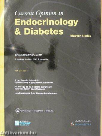 Current Opinion in Endocrinology & Diabetes - Magyar kiadás 2002. 3. negyedév